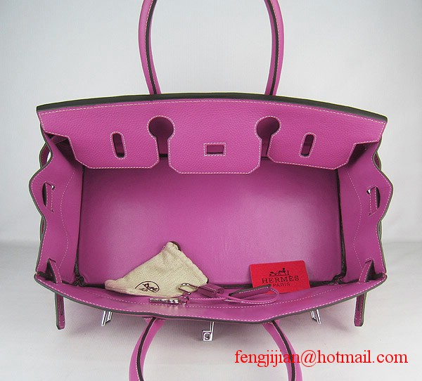 Hermes Birkin 42cm Togo Leather Bag 6109 Peachblow silver padlock Hermes Birkin 42cm Togo Leather Bag 6109 Peachblow silver padlock